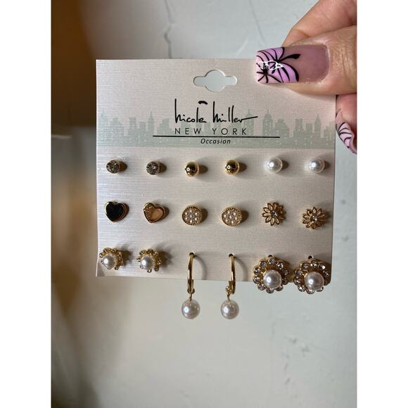 Nicole Miller Earring Set 5/20 - Picture 4 of 4